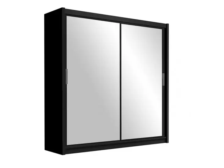 Gardrób XIV/203 fekete Szezonális akció