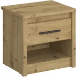 Kedvezmény Ayson SZN1S artisan tölgy éjjeli szekrény