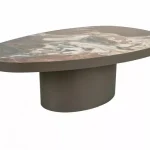 Akció Gusto A Ceramic 118*73 asztalka Patagonia barna/ réz