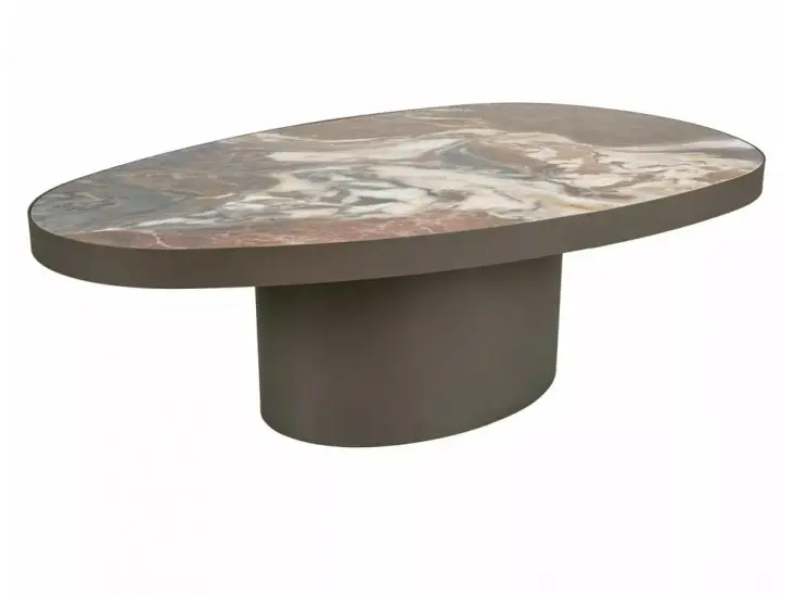 Akció Gusto A Ceramic 118*73 asztalka Patagonia barna/ réz