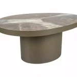 Gusto B Ceramic 98*73 asztalka Patagonia barna/ réz Azonnal elérhető