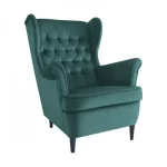 Azonnali szállítás Harry Velvet fotel zöld bluvel 78/ wenge