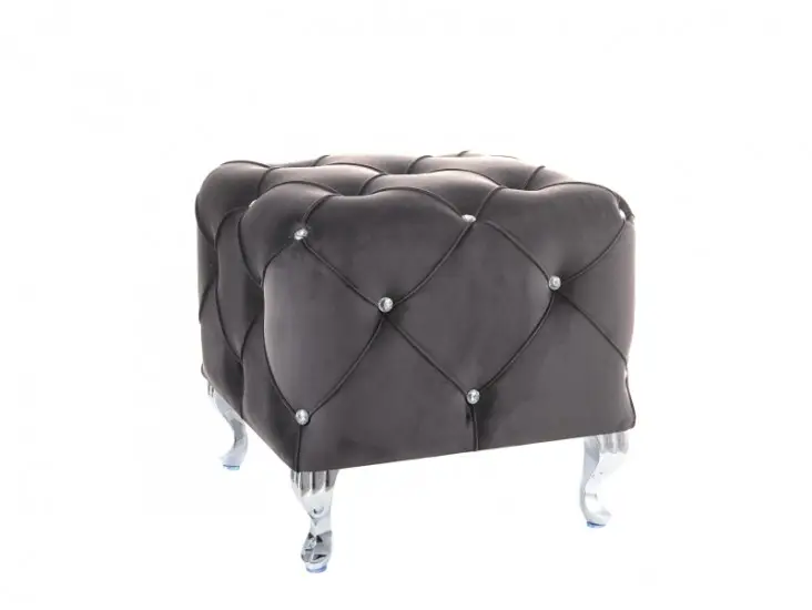 Ajánlat Hestia K Velvet puff szürke bluvel 14/ ezüst
