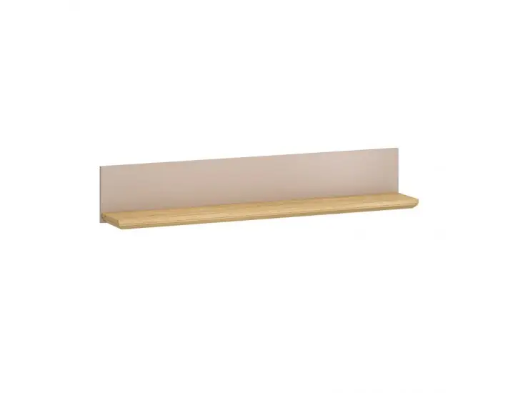 Idello P130 fali polc kőtölgy/ taupe Végkiárusítás