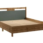 Outlet Indigo L160 francia ágy keret zöld/ wotan tölgy