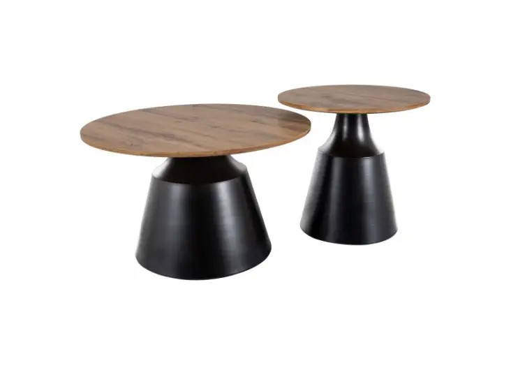 Legjobb ár Itaka asztalka összeállítás artisan tölgy/ fekete (D50+D70)