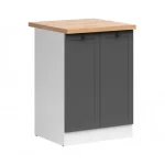 Csak ma Junona Line D2D/60/82_ZBL konyha grafit/ fehér