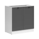 Azonnal elérhető Junona Line D2D/80/82_BBL konyha grafit/ fehér