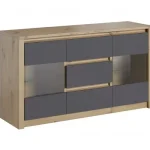 Rendeld meg most Marta K2D szürke/ artisan tölgy komód