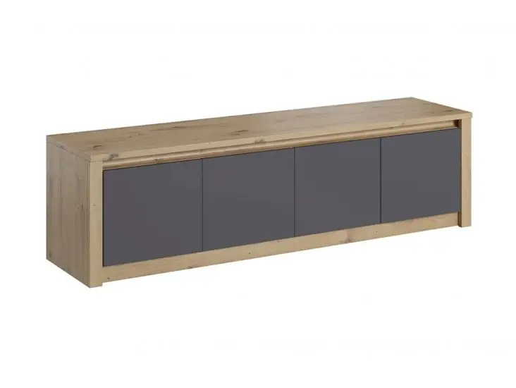 Szuper ajánlat Marta K4D szürke/ artisan tölgy komód