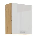 Árengedmény Niki 28. konyha 60 G-72 1F 60x71,5x31cm fényes fehér/artisan tölgy