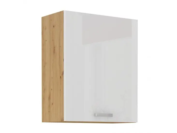 Árengedmény Niki 28. konyha 60 G-72 1F 60x71,5x31cm fényes fehér/artisan tölgy