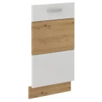 Korlátozott ajánlat Niki 28. konyha mosogatógép ajtó ZM 446x713cm fényes fehér/artisan tölgy
