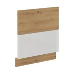 Bestseller Niki 28. konyha mosogatógép ajtó ZM 596x570cm fényes fehér/artisan tölgy