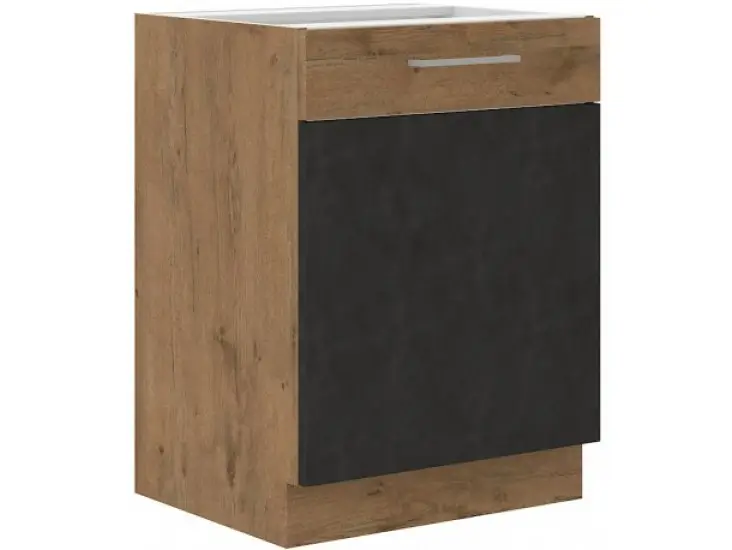 Niki 29. konyha 60 D 1F BB 60x82x52cm matera/lancelot tölgy (munkalap nélkül) Bestseller
