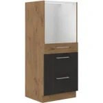 Niki 29. konyha 60 DPS-145 3S BB 60x145x57cm matera/lancelot tölgy (munkalap nélkül) Bestseller