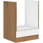 Árcsökkenés Niki 30. konyha 60 D GAZ BB 60x82x52cm fényes fehér/lancelot tölgy (munkalap nélkül)