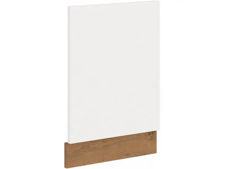 Outlet Niki 30. konyha mosogatógép ajtó ZM 446x570cm fényes fehér/lancelot tölgy