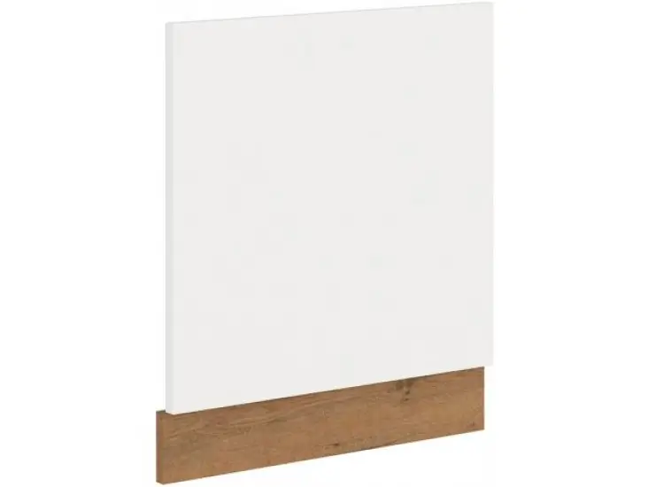 Niki 30. konyha mosogatógép ajtó ZM 596x570cm fényes fehér/lancelot tölgy Vedd meg online