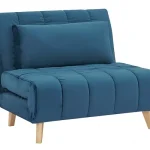 Billy Velvet fotel kék tap.188/ bükk Vásárlói kedvenc