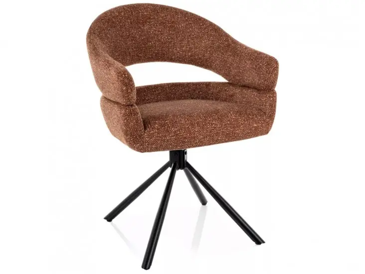 Borgo Leo étkező szék fekete láb/ Camel 35 Kiárusítás