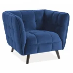 Akciós ár Castello 1 Velvet fotelkék bluvel 86/ wenge