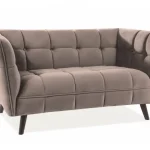 Vedd meg online Castello 2 Velvet kanapé bézs bluvel 28/ wenge