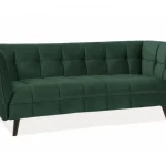 Népszerű Castello 3 Velvet kanapé zöld bluvel 78/ wenge