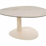Korlátozott ajánlat Ciao A Ceramic 74*74 asztalka Amazonia bézs/ kasmír