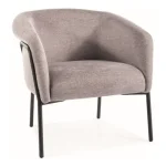 Clover fotel fekete láb/ szürke Brego 07 Outlet