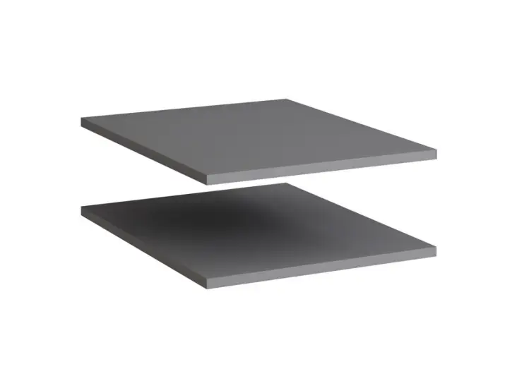 Gyors kiszállítás Combo R06-PK-S1D - 2 db. polc S1D-515 menhetten szürke