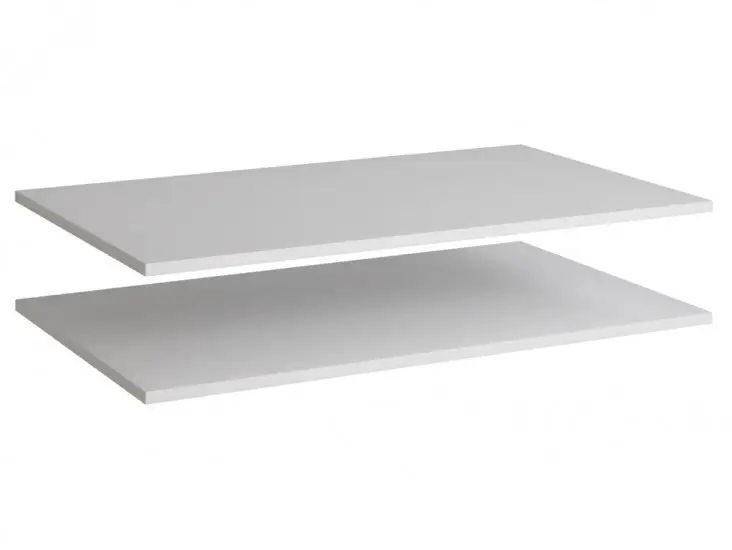 Combo R06-PK-S2D - 2 db. polc S2D-1028 platina fehér Expressz szállítás