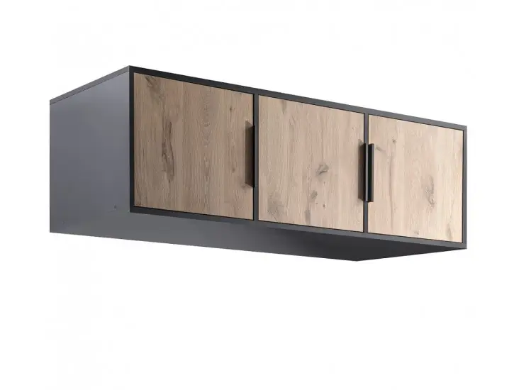 Bestseller Lati gardrób feltét D3 viking tölgy/ fekete