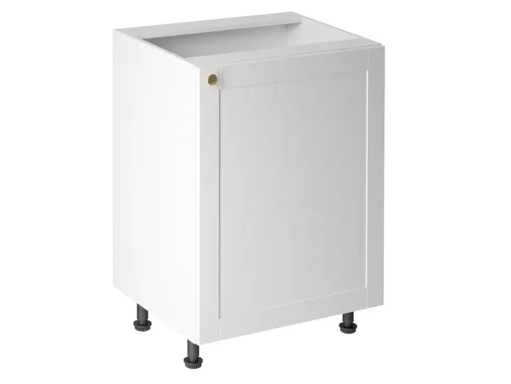 Linea fehér konyha D60-P/L - alsó 600-as 1 ajtós szekrény Szezonális akció