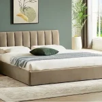 Csak ma Montreal Velvet 160*200 francia ágy bézs Bluvel 28