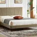 Savana Velvet 160*200 francia ágy bézs Bluvel 28 Csak ma