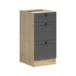 Junona Line D3S/40/82_BBL konyha grafit/ bernstein tölgy Outlet