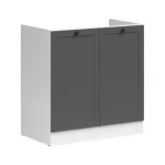 Junona Line DK2D/80/82 konyha grafit/ fehér Utolsó esély