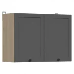 Kiárusítás Junona Line G2D/80/57 konyha grafit/ bernstein tölgy