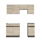 Ne maradj le Junona Line JUNONA_MODUL_WER_2/170_ZBL konyha sonoma/ wenge