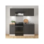 Expressz szállítás Junona Line JUNONA_MODUL_WER_2/180_BBL konyha grafit/ fehér