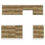 Legkelendőbb Junona Line JUNONA_MODUL_WER_2/240_BBL konyha világos delano tölgy/ fehér