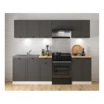Expressz kézbesítés Junona Line JUNONA_MODUL_WER_2/240_ZBL konyha grafit/ fehér