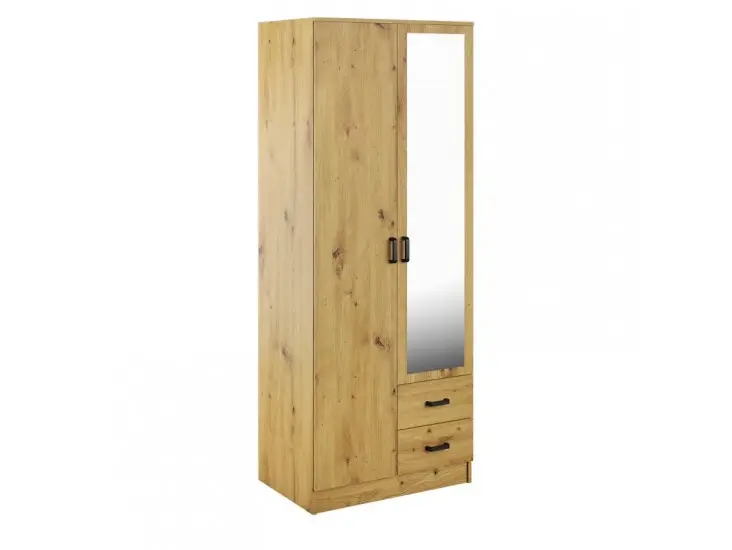 Kami tükrös gardróbszekrény SZL2D2S artisan tölgy Outlet