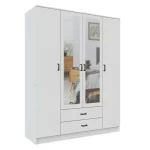 Exkluzív ajánlat Kami tükrös gardróbszekrény SZL4D2S fehér
