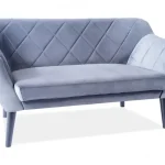 Ne maradj le Karo 2 Velvet kanapé bluvel 14 szürke/ wenge