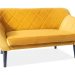 Nézd meg most Karo 2 Velvet kanapé bluvel 68 curry sárga/ wenge