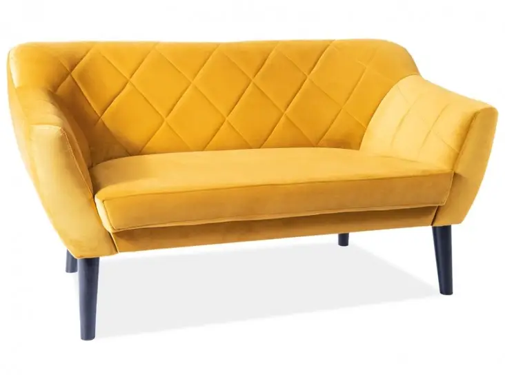 Nézd meg most Karo 2 Velvet kanapé bluvel 68 curry sárga/ wenge