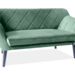 Árengedmény Karo 2 Velvet kanapé bluvel 78 zöld/ wenge