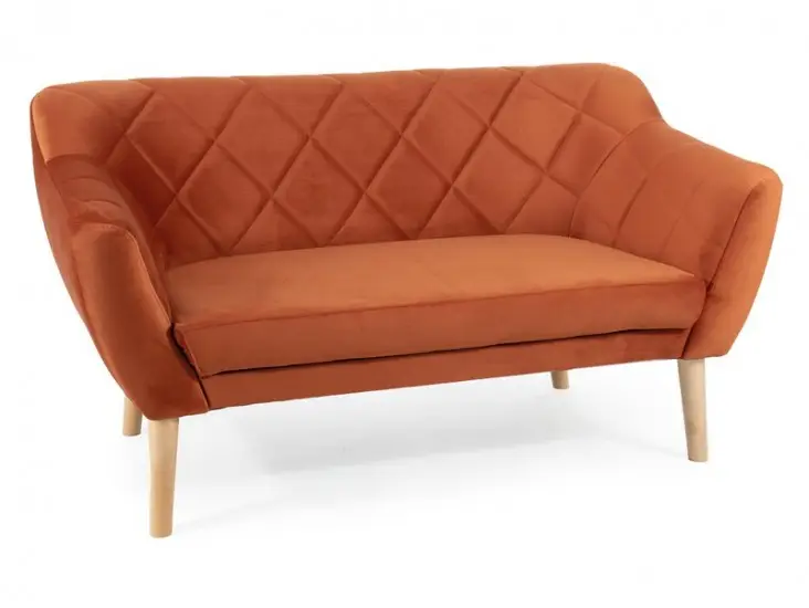 Karo 2 Velvet kanapé bükk láb/ fahéj (Bluvel 4215) Legkelendőbb
